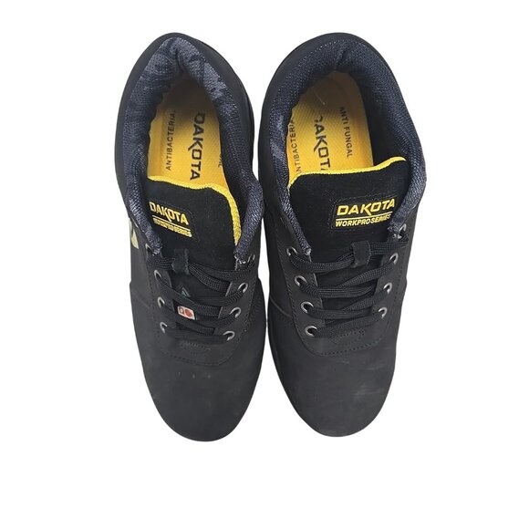 DAKOTA Men's Steel Toe Steel Plate Skate Safety Work Shoes 3613 Black Size 9M - Picture 7 of 8